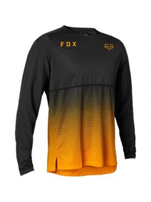 Блуза Fox FLEXAIR LS[ BLK/GLD]