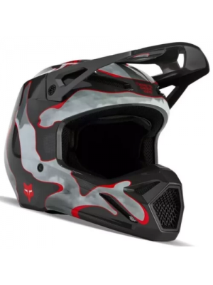 Детска крос Каска FOX YTH V1 Atlas GRY/RD