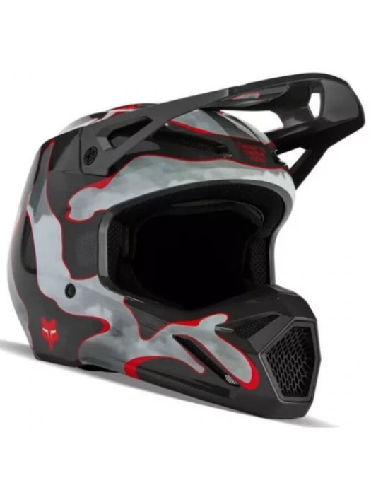Детска крос Каска FOX YTH V1 Atlas GRY/RD