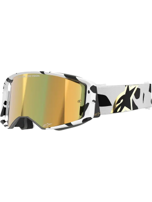 Мотокрос Очила ALPINESTARS Supertech Corp WHT/GLD
