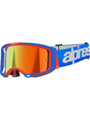 Мотокрос Очила ALPINESTARS Vision 8 Wordmark BL/ORG