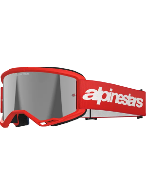 Мотокрос Очила ALPINESTARS Vision 3 Wordmark RED