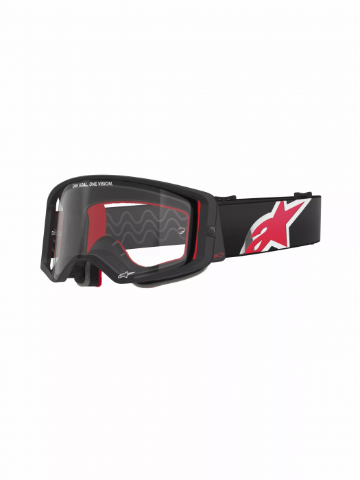 Мотокрос Очила ALPINESTARS Supertech Corp BLK/RED Clear