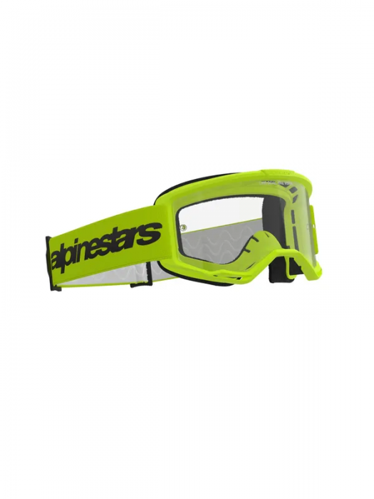 Мотокрос Очила ALPINESTARS Vision 3 Wordmark YLW Clear