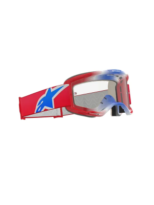 Мотокрос Очила ALPINESTARS Vision 5 Corp RED/WT/BL