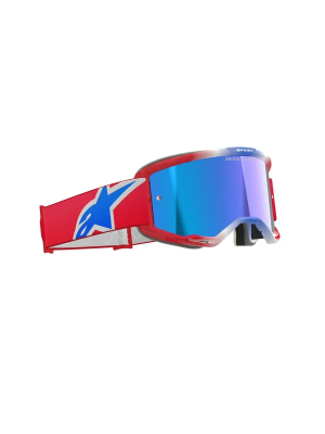 Мотокрос Очила ALPINESTARS Vision 5 Corp RED/WT/BL