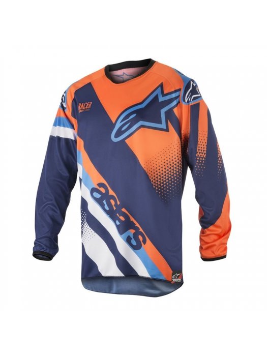 Блуза ALPINESTARS RACER SUPERMATIC BLUE/ORANGE 2018
