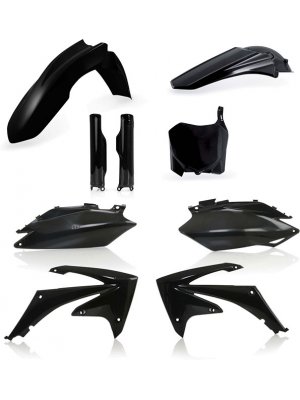 Пълен кит пластмаси Honda CRF250R 11-13, CRF450R 11-12 черен