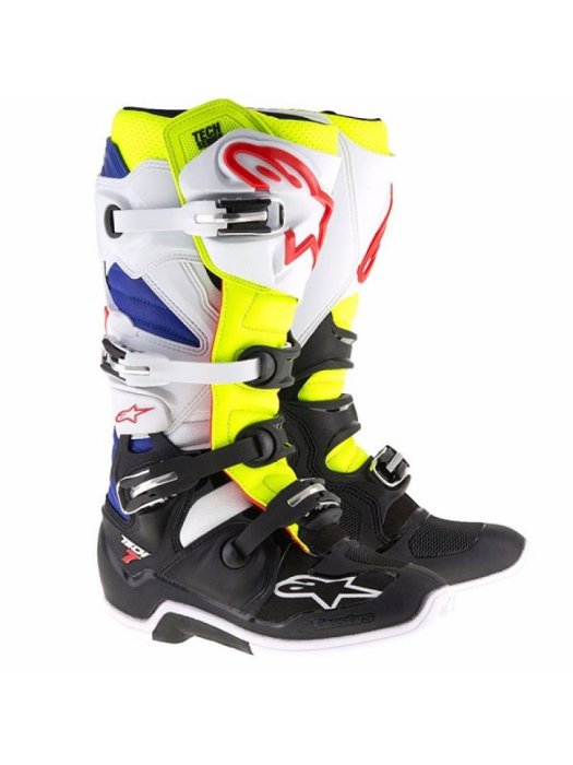 Ботуши ALPINESTARS TECH 7 BLACK/BLUE/YELLOW