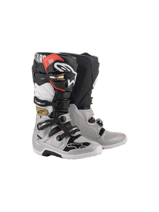 БОТУШИ ALPINESTARS TECH 7 BLK SLV WHT GOLD