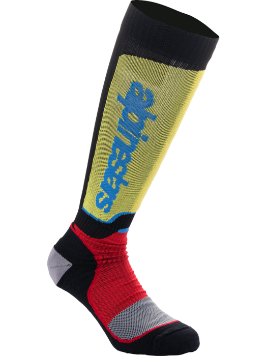 Чорапи ALPINESTARS MX Plus BLACK/BLUE/RED/YELLOW