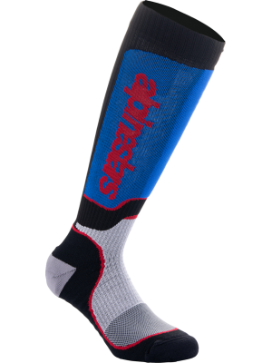 Чорапи ALPINESTARS MX Plus BLACK/BLUE/RED/WHITE