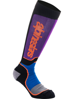 Чорапи ALPINESTARS MX Plus BLACK/BLUE/ORANGE/PURPLE
