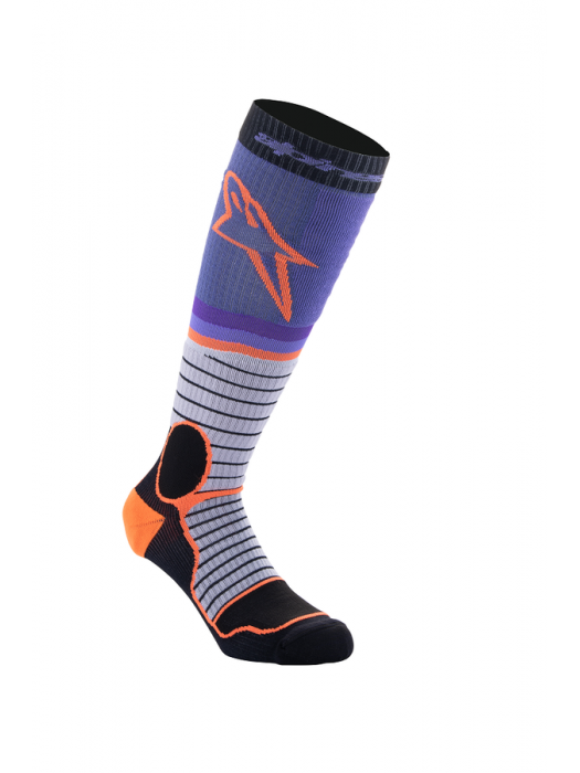 Чорапи ALPINESTARS MX Pro BLACK/GRAY/ORANGE/PURPLE