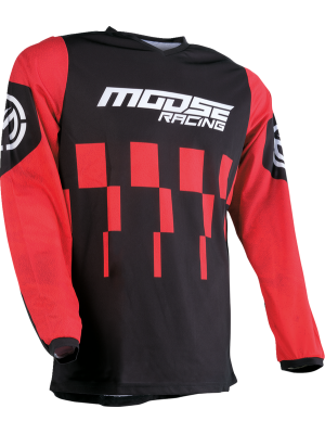 Мотокрос Джърси MOOSE RACING Qualifier BLACK/RED
