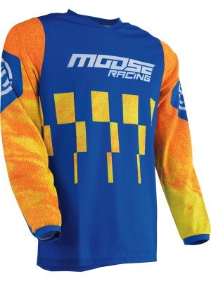 Мотокрос Джърси MOOSE RACING Qualifier BLUE/ORANGE
