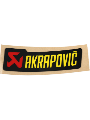 Стикер за ауспух AKRAPOVIC 26x90mm