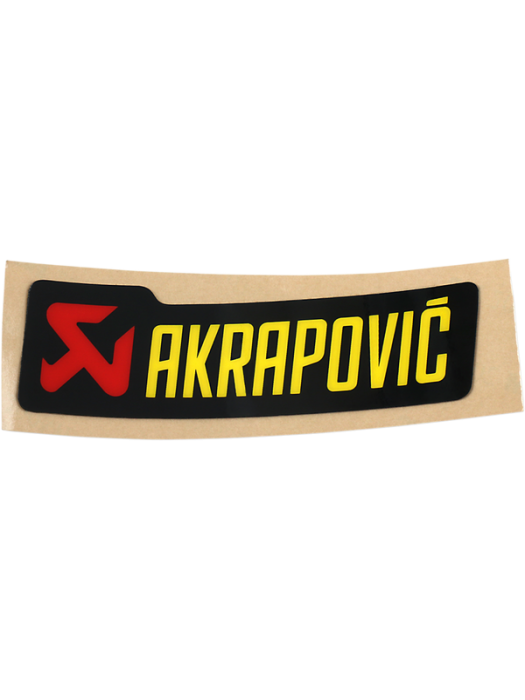 Стикер за ауспух AKRAPOVIC 26x90mm
