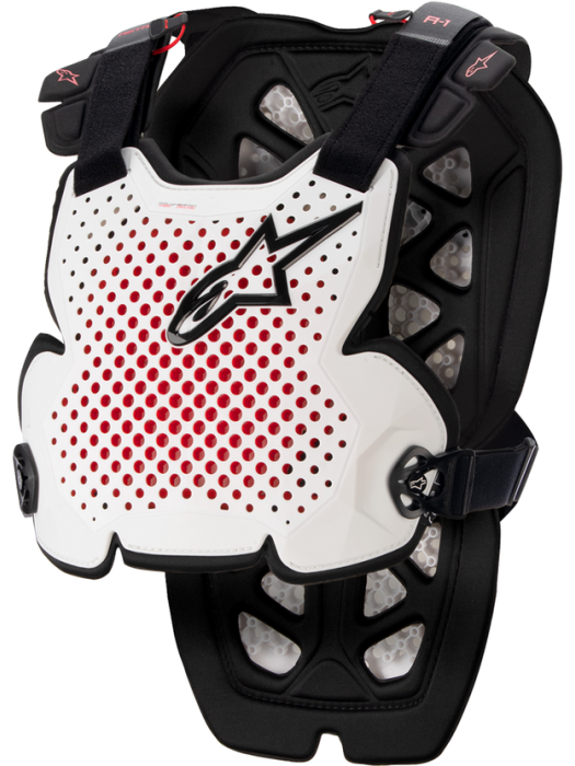 Нагръдник ALPINESTARS A-1 Pro Chest Guard WHITE/BLACK/RED