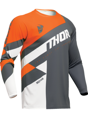 Джърси Thor Sector Checker Charcoal/Orange