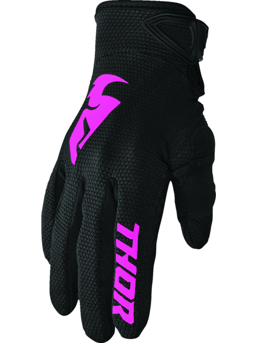 Дамски Ръкавици Thor Sector Black/Pink