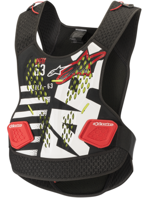 Нагръдник ALPINESTARS Sequence Roost Guard WHITE/RED/BLACK