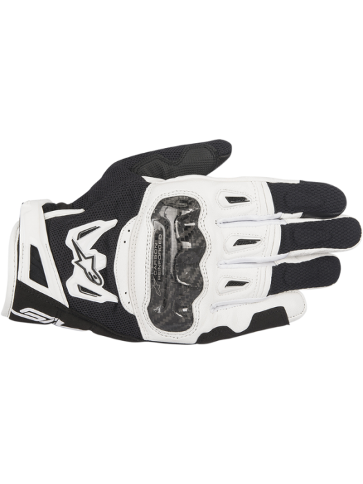 Ръкавици ALPINESTARS SMX-2 Air Carbon V2 Leather WHITE/BLACK