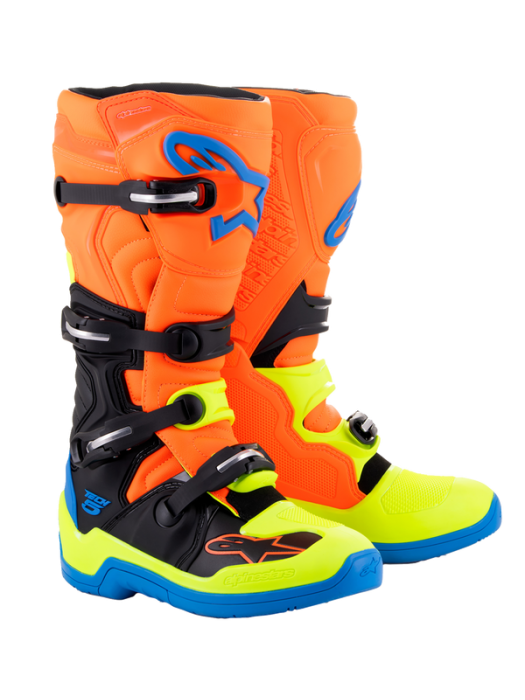 Ботуши ALPINESTARS Tech 5 ORANGE/YELLOW/BLUE/BLACK