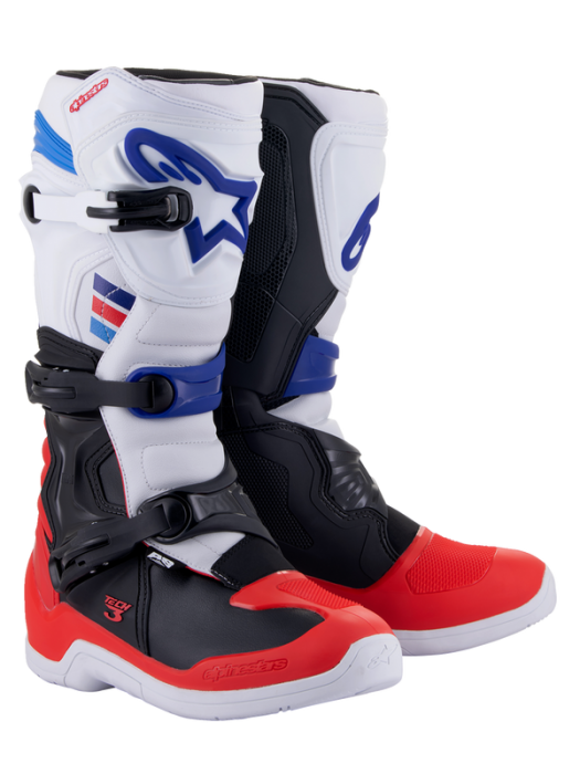 Ботуши ALPINESTARS Tech 3 WHITE/BLACK/RED