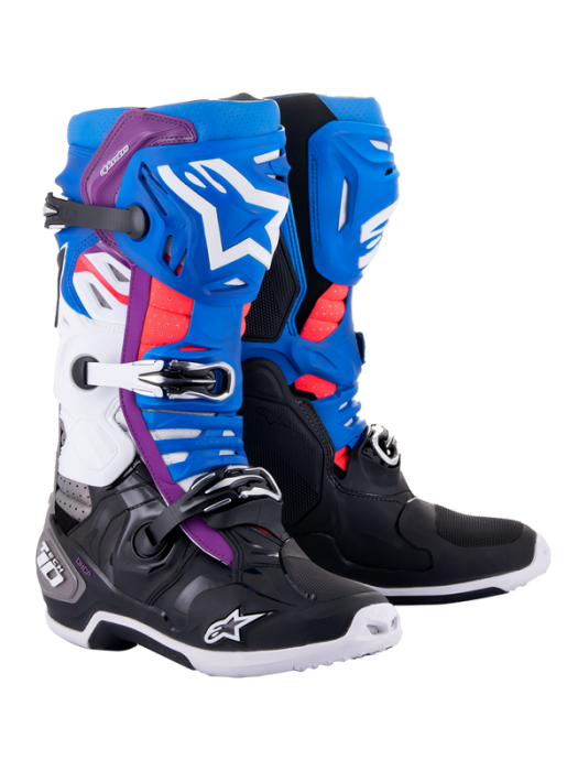 Ботуши ALPINESTARS Tech 10 Supervented BLACK/BLUE/WHITE/RED