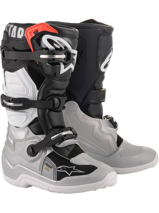 Детски Ботуши ALPINESTARS Tech 7S BLACK/SILVER/WHITE