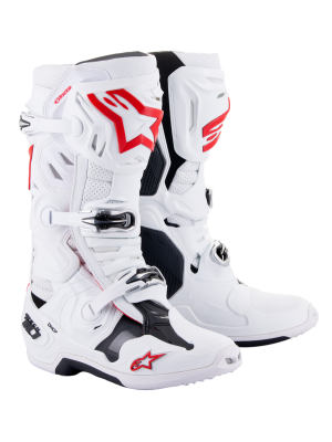 Ботуши ALPINESTARS Tech 10 Suprevented WHITE/RED/BLACK