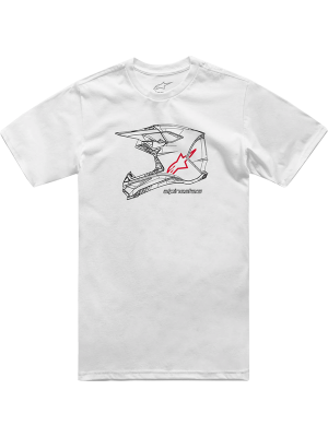 Тениска ALPINESTARS MX CSF WHITE