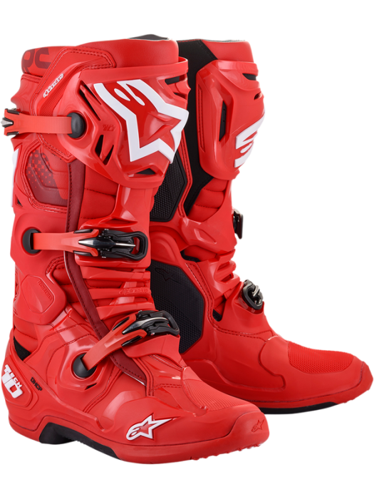 Ботуши ALPINESTARS Tech 10 RED/WHITE