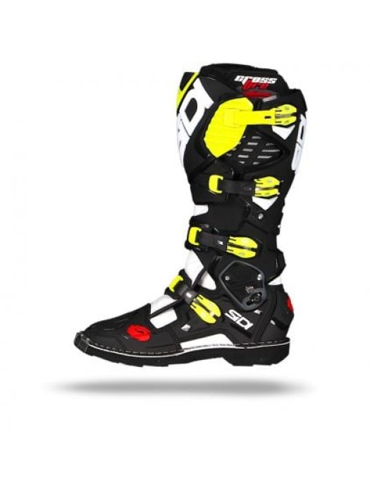 Crossfire 3 White-Black-Yellow Fluo