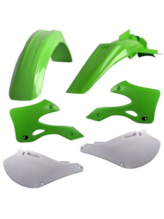 Parafango posteriore codone cross enduro plastiche CEMOTO per KAWASAKI KXF 250 2006/2008 KXF 450 2006/2008 nero