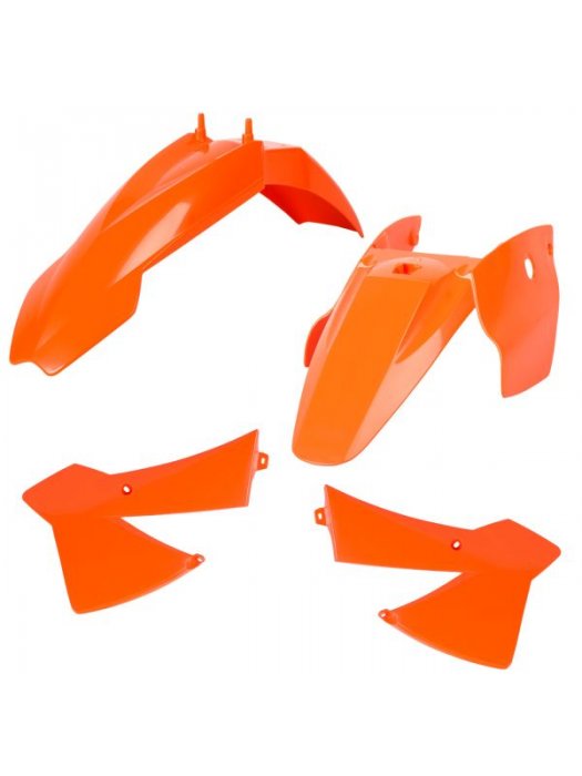 Parafango Anteriore CEMOTO Per KTM SX 65 2012-2013 – Colore Arancio, Ricambio Plastica Enduro, Made In Italy, Forato E Pronto Al Montaggio