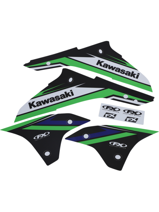 Лепенки EVO за предни и задни страници за KAWASAKI KLX-R 450 2008-2009