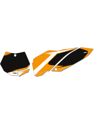 Лепенки за предна табела и задни страници за KTM EXC 250 2008-2013