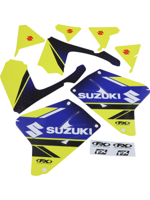 Комплект лепенки EVO за SUZUKI RM 125/250 2001-2008