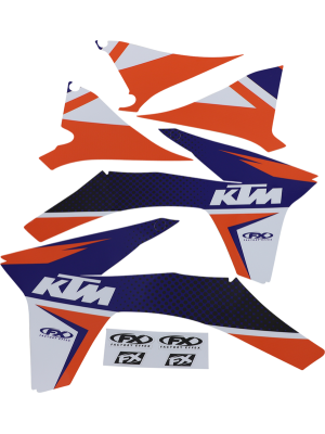Комплект лепенки EVO за KTM XC-W/XC/SX-F/XC-F/EXC 150/200/250/300/350/450/500 2011-2013