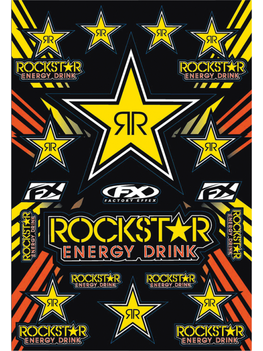 Стикери ROCKSTAR ENERGY/FACTORY EFFEX