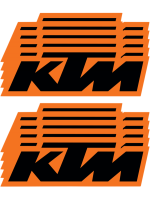 10 Броя стикери KTM