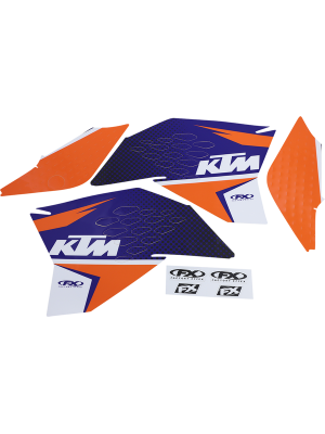 Комплект лепенки EVO за KTM SX-F/EXC-R/XCR-W/XC/XC-W/XC-F/XCF-W/EXC 65/85/105/150/200/250/300/450/505/530 2007-2011