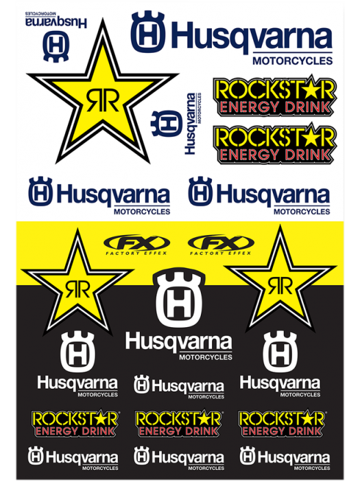 Стикери ROCKSTAR/HUSQVARNA