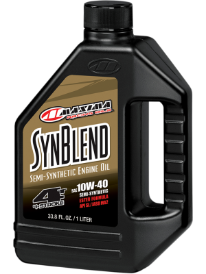 Масло MAXIMA RACING OIL SynBlend 10W-40 4T Semi-Synthetic 1L
