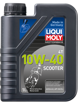 Масло LIQUI MOLY 4T 10W-40 Scooter Минерално 1L