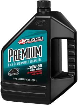 Масло MAXIMA RACING OIL Premium High Performance 20W-50 4T MINERAL 3.75L