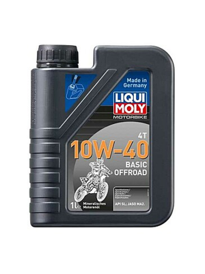 Масло LIQUI MOLY 4T 10W-40 Basic Offroad Синтетично 1L