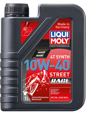 Масло LIQUI MOLY 4T 10W-40 Street Race Синтетично 1L